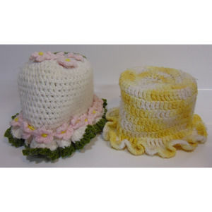 Bathroom Crotched Toilet Paper Cover Topper Decoration Handmade Tissue Vintage